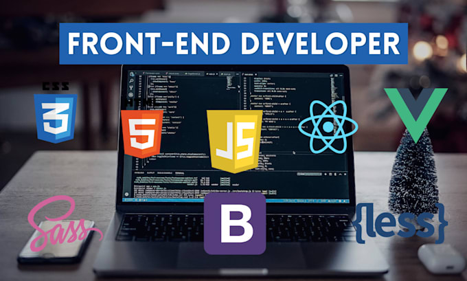 Your frontend developer using react, html, css and bootstrap by ...