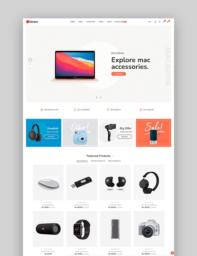 fix, customize and develop shopify custom website or store
