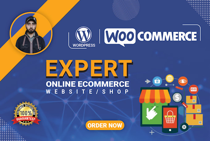 create ecommerce website, and online store using wordpress woocommerce