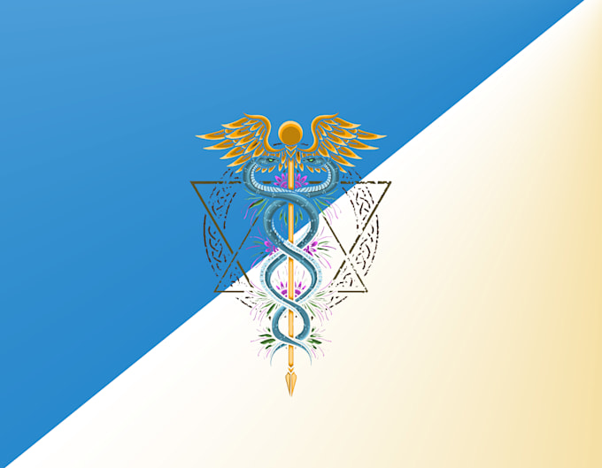 design medicine logo in high definition