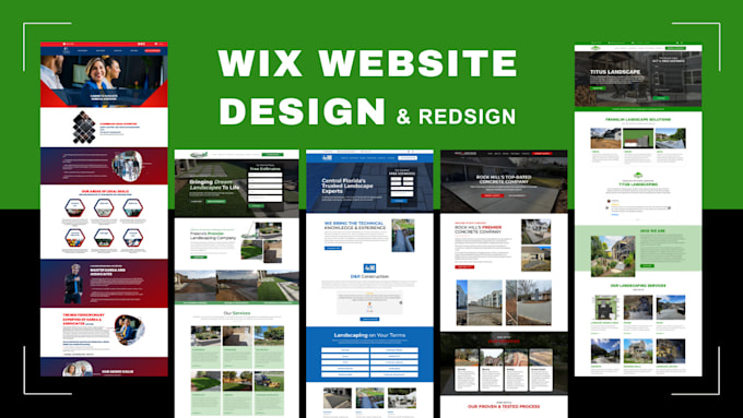 do wix website design or redesign wix website or wix studio website