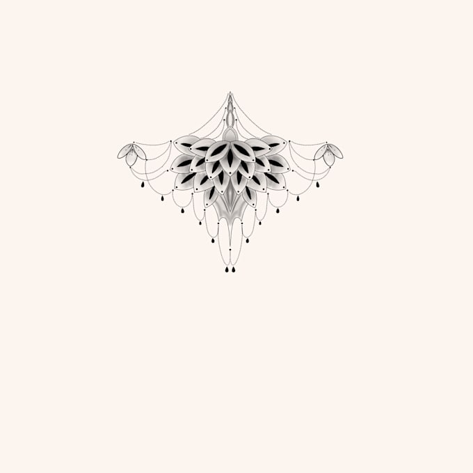 create a symmetrical tattoo design for you