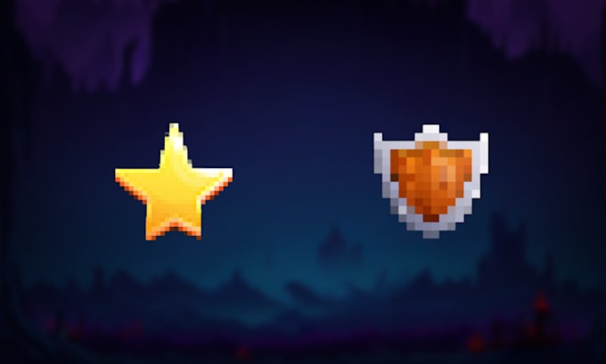 do UI UX pixel art, assets, icons for your indie game