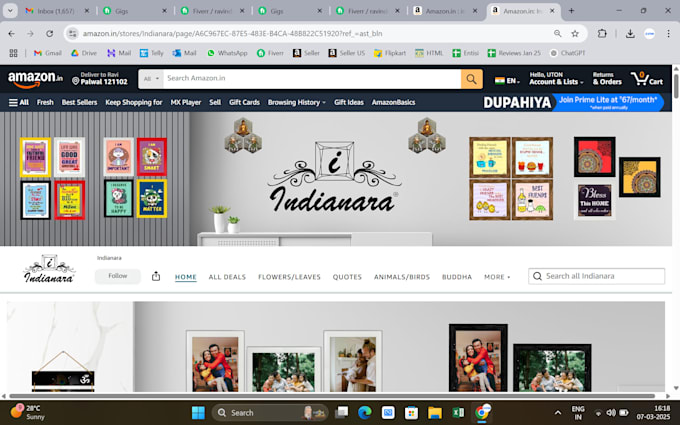create a professional amazon brand store or storefront