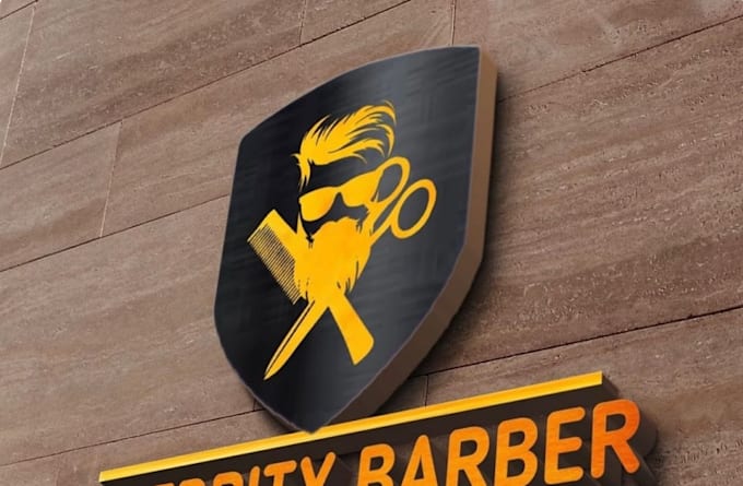 do outstanding barber shop logo