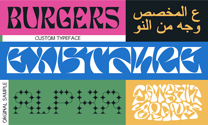 design unique typeface for your brand