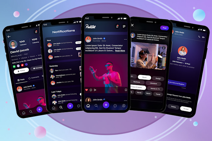 develop a social media app like instagram