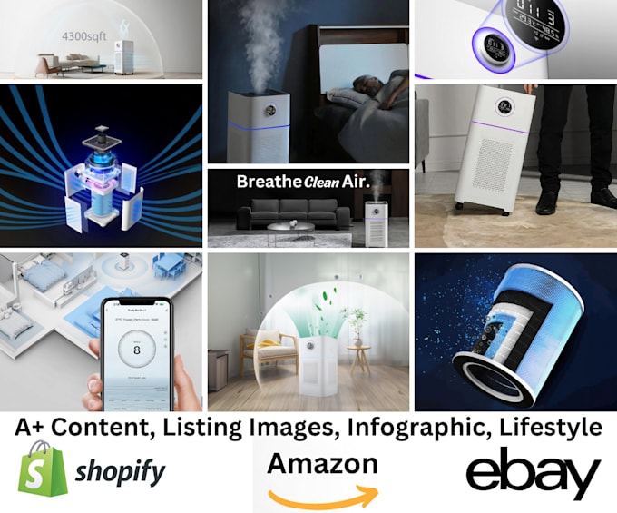 design amazon product images infographics lifestyle and a plus content