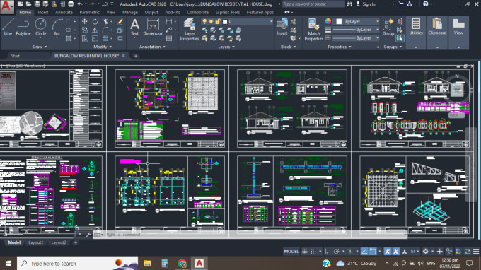 Draw Autocad 2d Floor Plan Elevation And Section 3d Modeling Sketchup By Ljdionaldo Fiverr