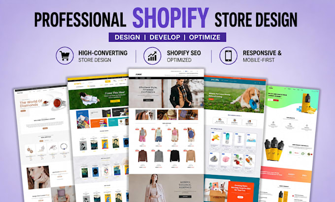 shopify ecommerce website development, design shopify store, shopify seo expert