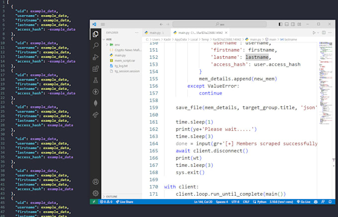 Do any python script, project and task by Bysiber | Fiverr