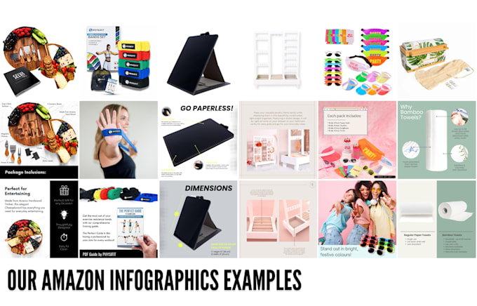 design an amazon product listing infographic