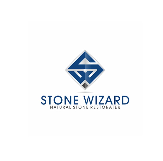 design better best quality stone wizard logo branding package