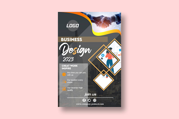 design unique and smart flyer