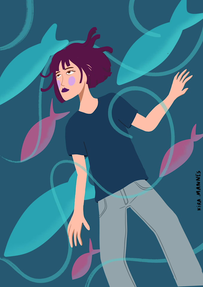 Transform your photo into a drawing by Larakreuch Fiverr