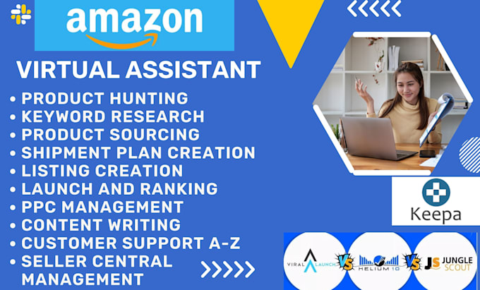 be your expert amazon virtual assistant or fba wholesale and private label