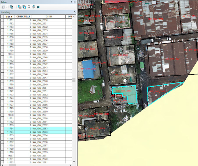 Digitization 90 structure in arcgis by Sumitsomwanshi | Fiverr