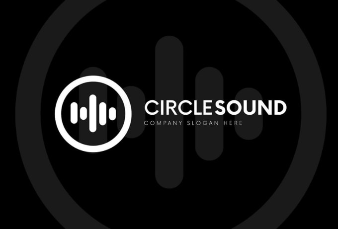 design unique music, radio, singing logo