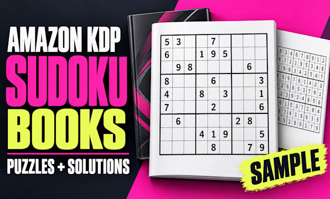 create word search and sudoku puzzle books for amazon KDP