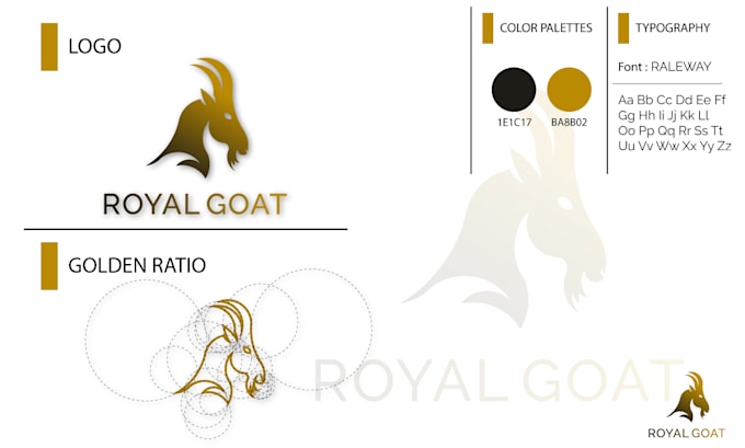 create perfect minimal logo with golden ratio and grids