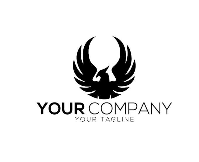 design a professional modern  eagle logo