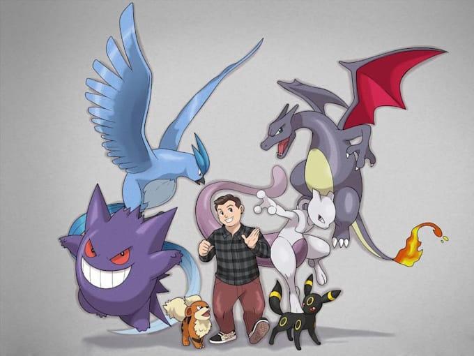 draw you as a pokemon trainer