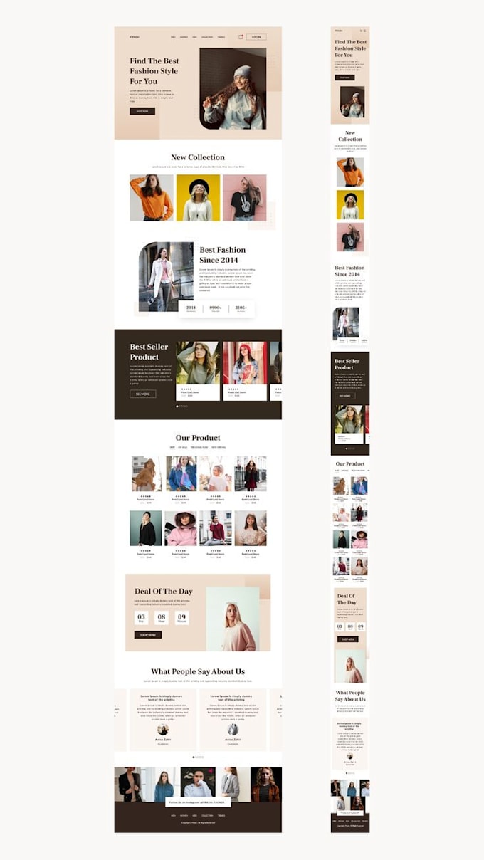 Create simple webpage using html and css by Katra50 | Fiverr