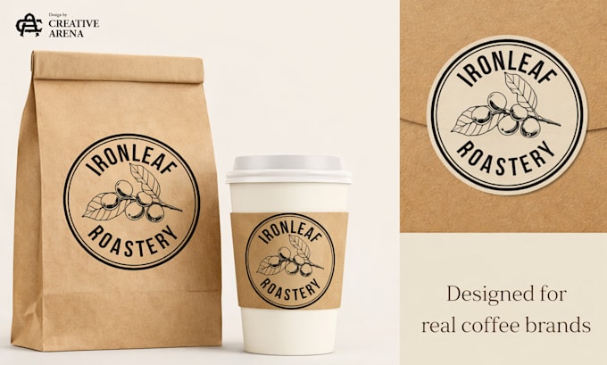 design a brand hand drawn vintage logo for your business