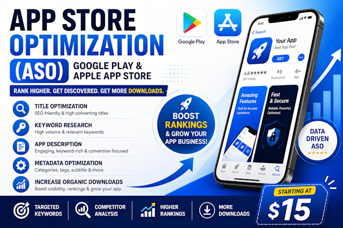 do aso optimize with app description, title, keywords, for your apps or games