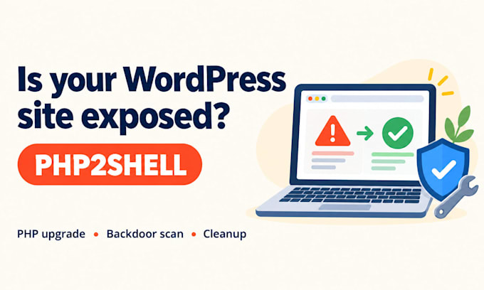 fix php2shell on your wordpress site and remove malware