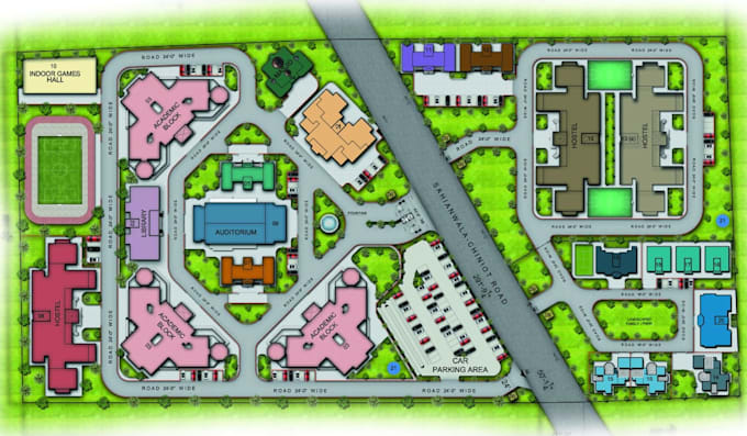 do architectural site plan, master plan, landscape plan