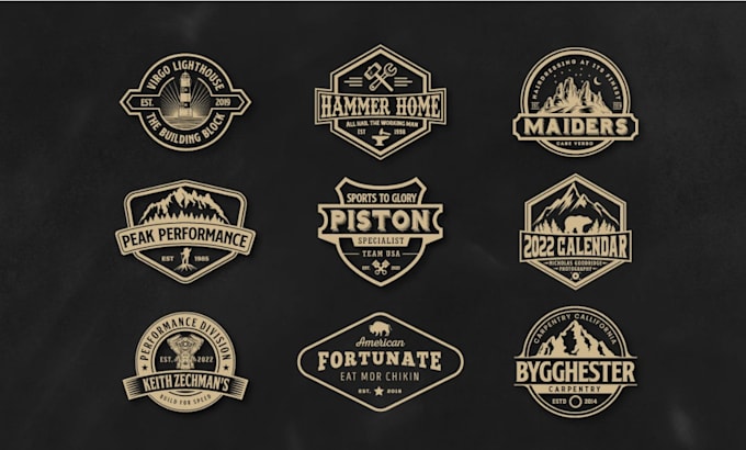 design retro, vintage logo, or badge