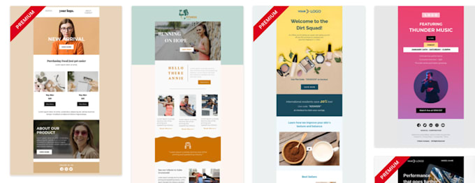 html responsive email template and invoice template
