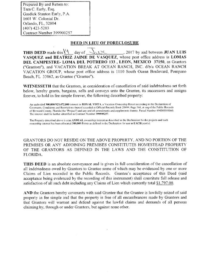 Provide copy of deed, mortgage , map, and other public documents by Sam