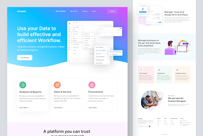 Do ui ux website design, landing page, mobile ui ux and web ui using ...