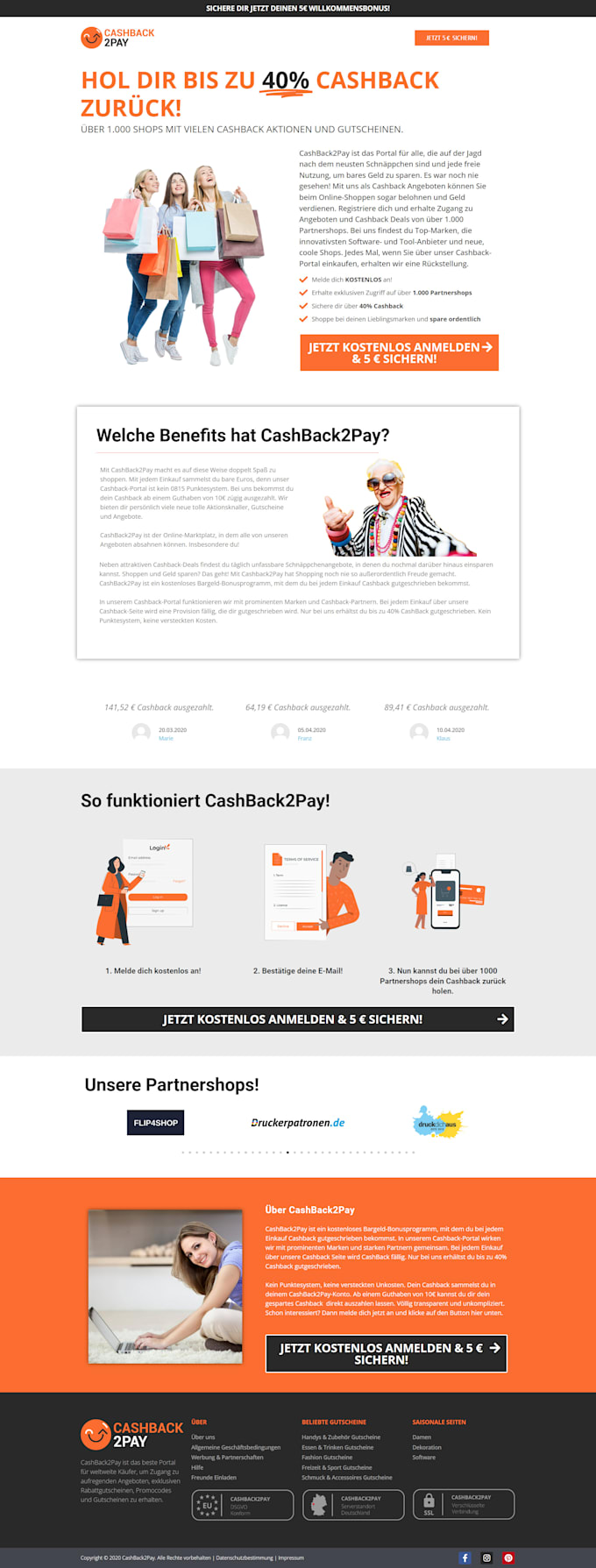 copy clone or design landing page or wordpress website using elementor pro