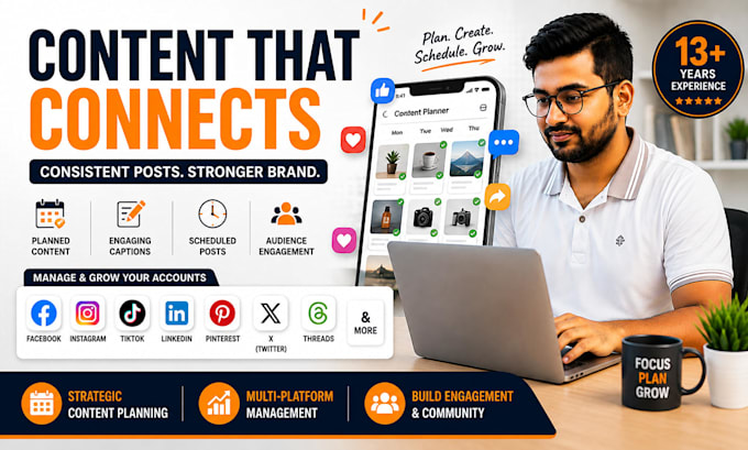 manage your social media accounts and paid ads