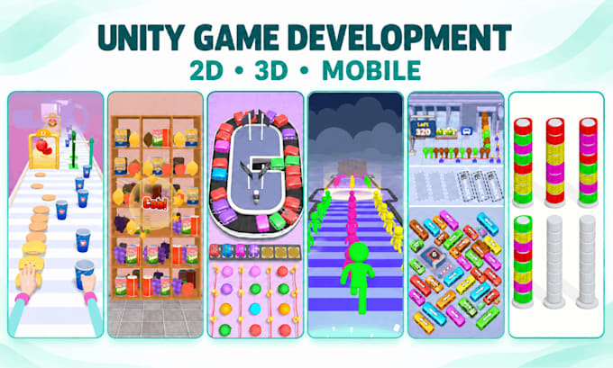 develop hyper casual puzzle or mobile game in unity for android and ios