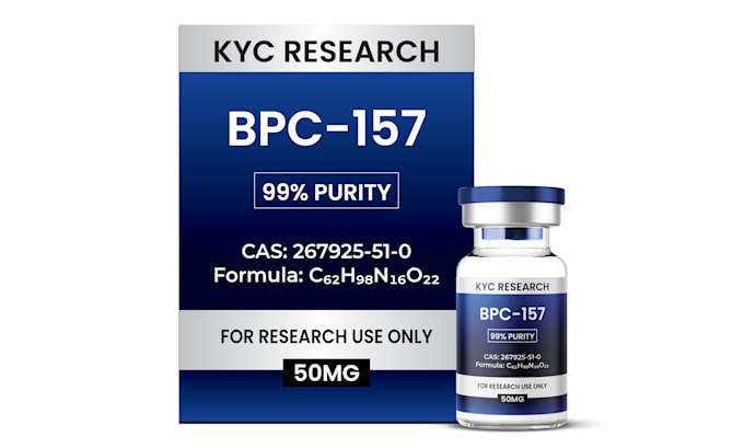 professional peptide vial label, vial label design, product label design