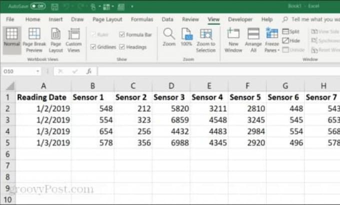 do operating data entry