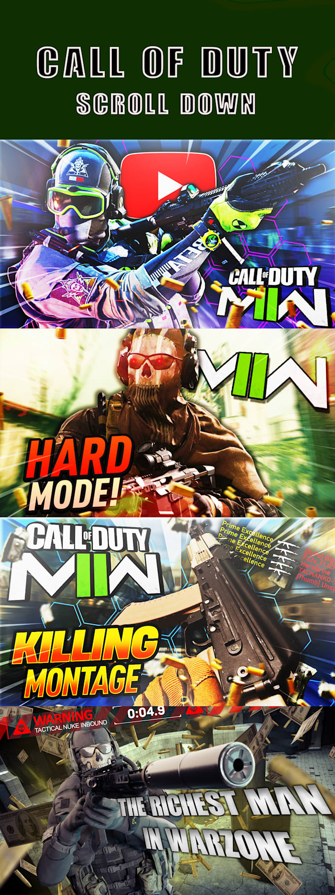 Create a trending gaming thumbnail for your youtube channel by ...