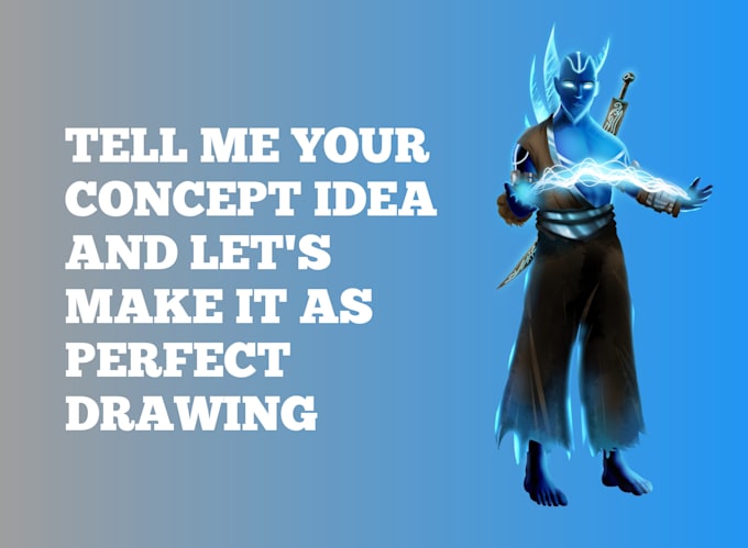 draw amazing 2d concept character design