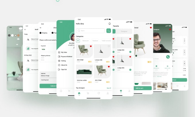 Do ui ux design, website, dashboard, mobile app ui ux design by John ...
