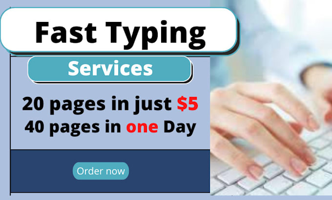 do manual typing documents retype pdf to word, fast typist