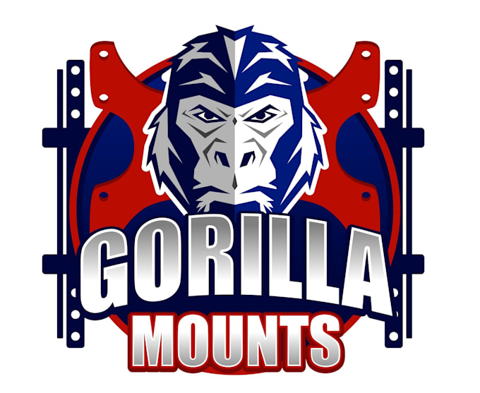 design modern awesome gorilla logo