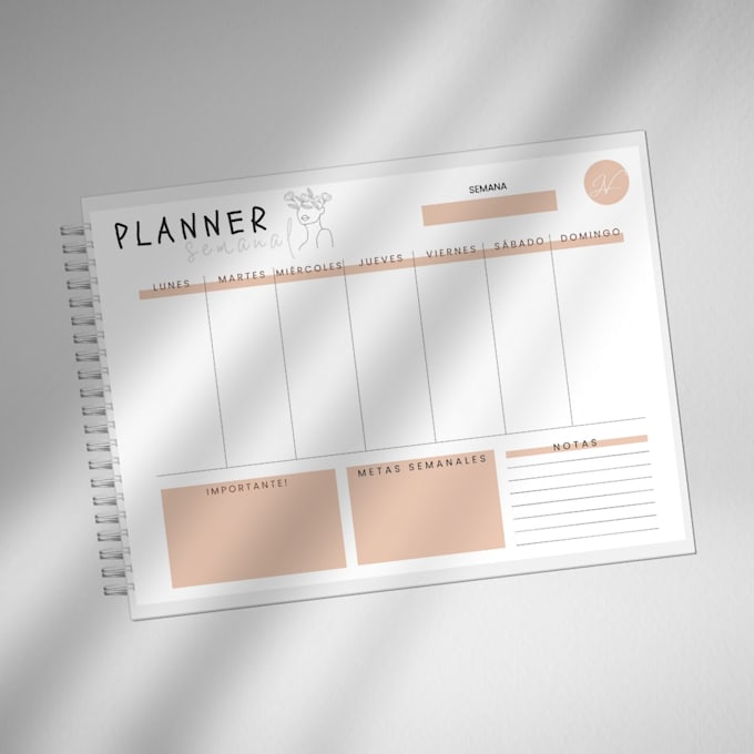 design a custom planner, journal or calendar layout