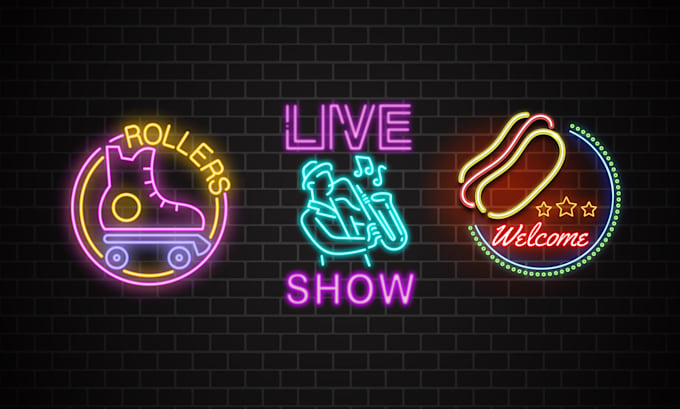 design custom led neon logo, sign, and text