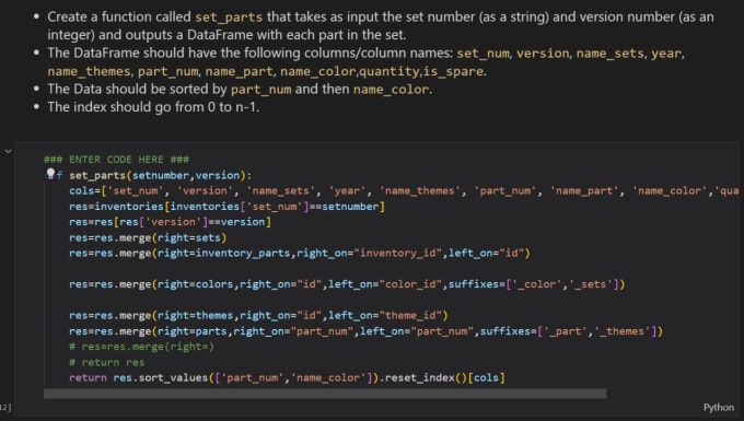 Solve your programming problem using python by Aimenanwaar | Fiverr