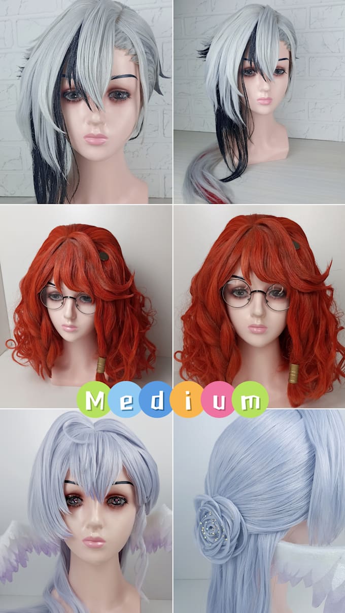 take cosplay wig commissions