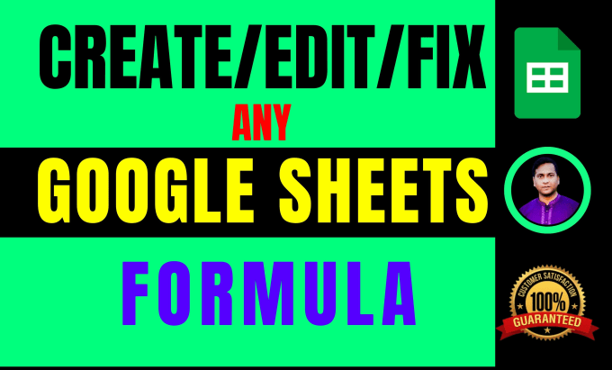 Create Edit And Fix Any Google Sheets Formula And Dashboard By Excel Bird Fiverr